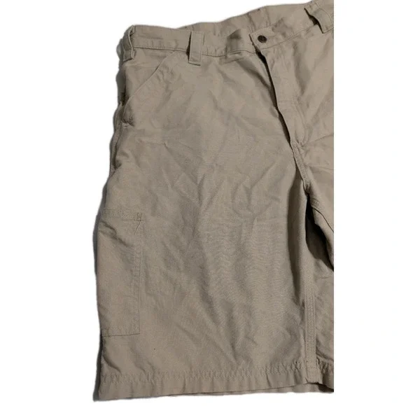 Carhartt B147 Tan Carpenter Work Shorts Mens 38 Original Fit Utility Canvas - Picture 6 of 9